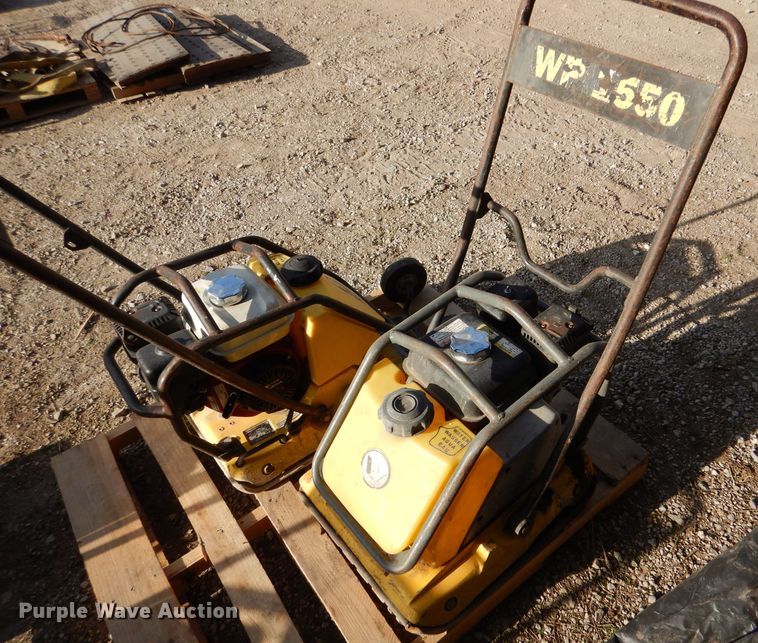 image for item LS9051 (4) Wacker WP1550 plate compactors