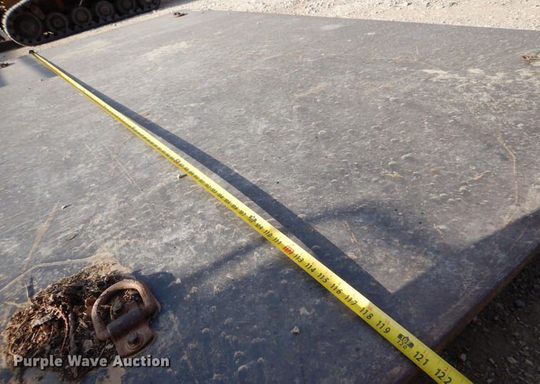 image for item LS9053 10' L x  5' W x 1" thick steel road plate