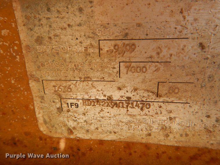 image for item LS9057 2009 Fastline  dump trailer