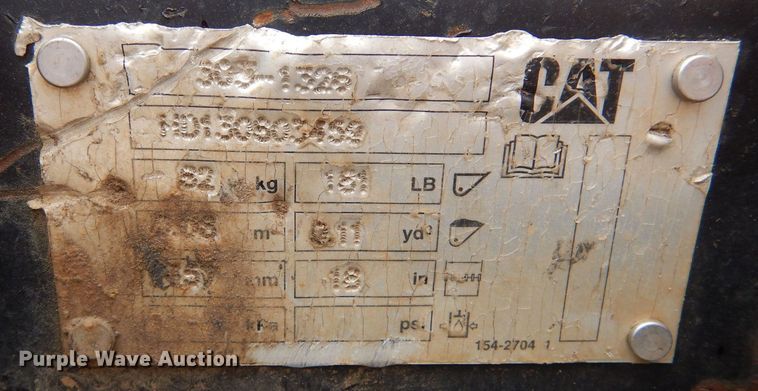 image for item LS9062 (2) Caterpillar excavator buckets