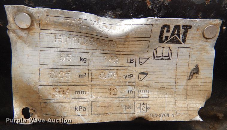 image for item LS9062 (2) Caterpillar excavator buckets