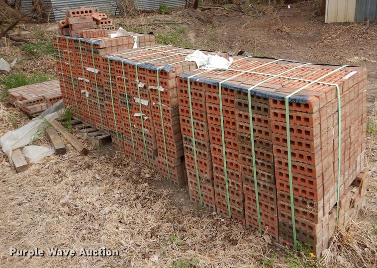 image for item LS9073 Acme Brick  Approximately 1,700 Acme Highland Gray Western King bricks