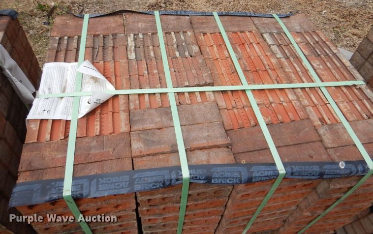 image for item LS9073 Acme Brick  Approximately 1,700 Acme Highland Gray Western King bricks