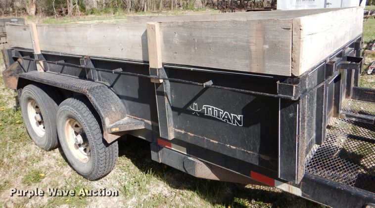 image for item LS9074 2002 Titan  dump trailer