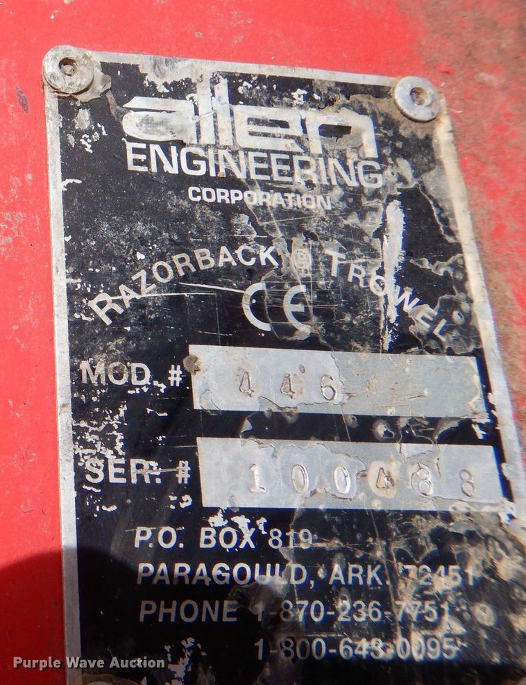 image for item LS9082 Allen Razorback 446  power trowel