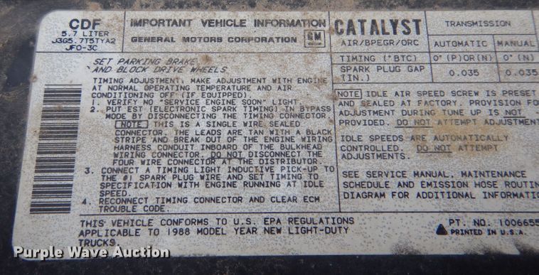 image for item LS9096 1988 Chevrolet Blazer  SUV