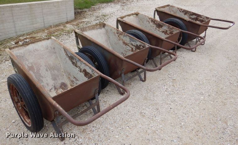 image for item MF9048 (4) Georgia Buggies steel wheelbarrows