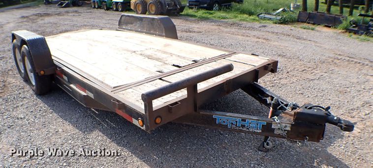 image for item MF9332 2012 Top Hat TDS20X7-14E-F  tilt deck equipment trailer