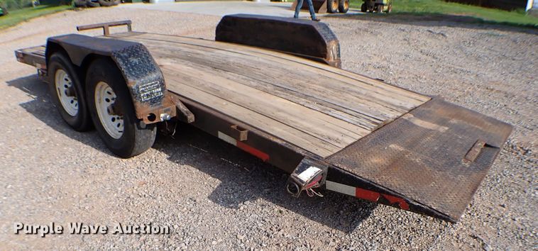 image for item MF9332 2012 Top Hat TDS20X7-14E-F  tilt deck equipment trailer