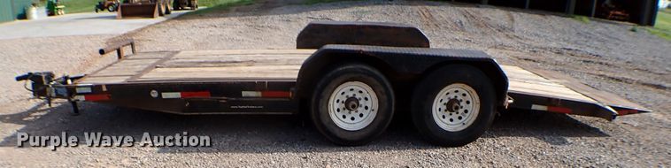 image for item MF9332 2012 Top Hat TDS20X7-14E-F  tilt deck equipment trailer