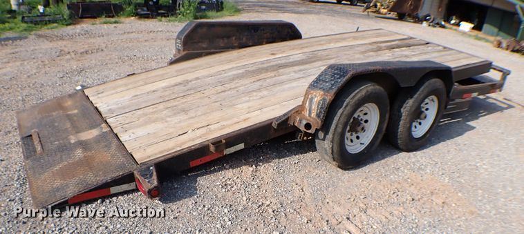 image for item MF9332 2012 Top Hat TDS20X7-14E-F  tilt deck equipment trailer