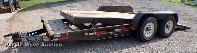 image for item MF9332 2012 Top Hat TDS20X7-14E-F  tilt deck equipment trailer