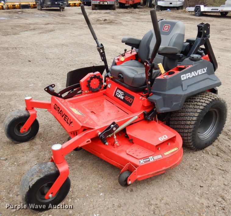 image for item MF9567 2018 Gravely Pro-Turn 460  ZTR lawn mower