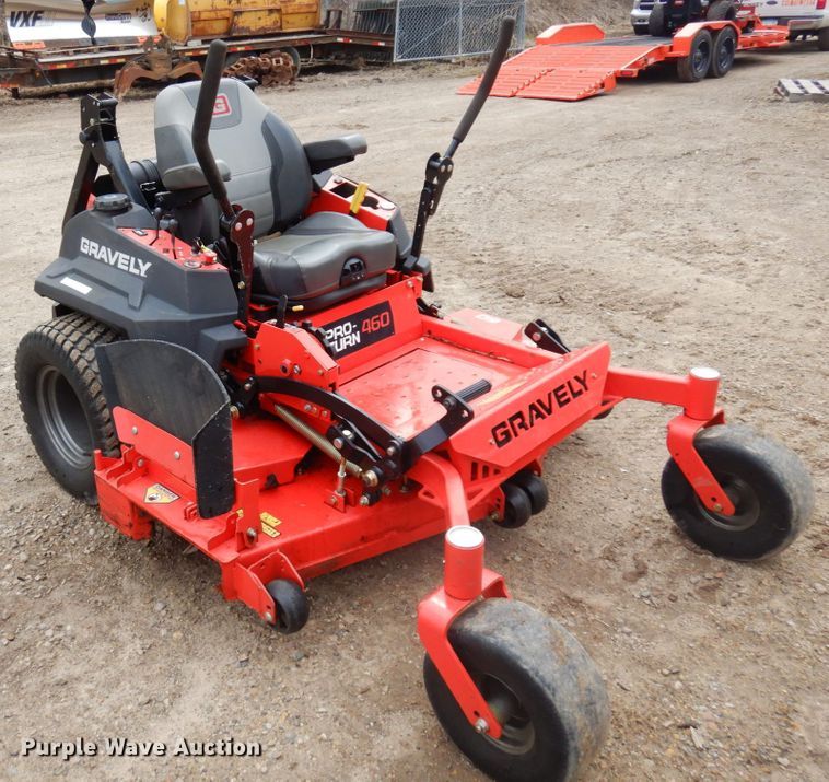 image for item MF9567 2018 Gravely Pro-Turn 460  ZTR lawn mower
