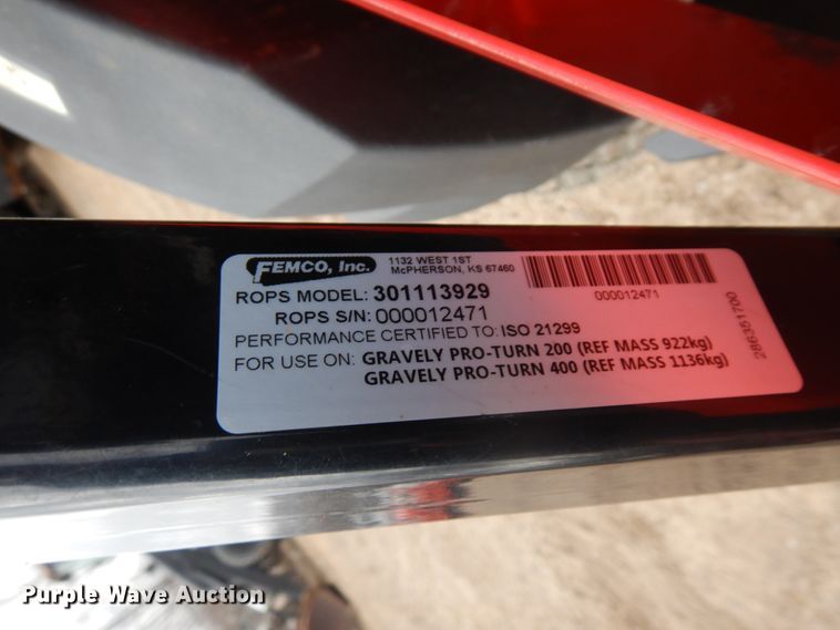 image for item MF9567 2018 Gravely Pro-Turn 460  ZTR lawn mower