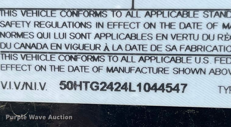 image for item MJ9659 2020 Norstar  tilt deck equipment trailer