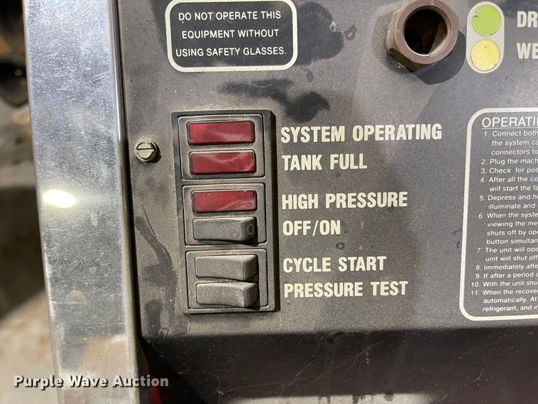 image for item MJ9663 Snap-on ACT 3000  refrigerant exchanger