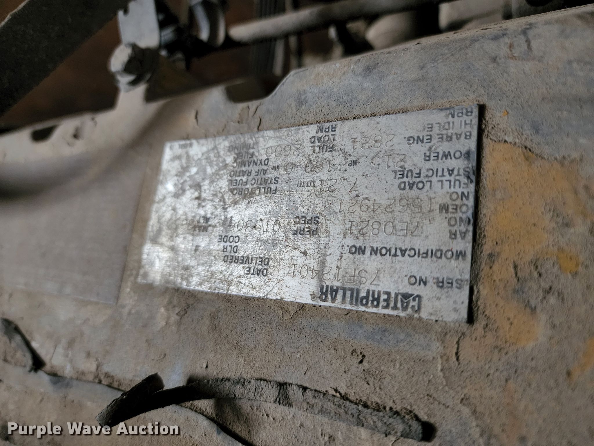 (2) diesel engines in Odessa, MO Item KF9125 sold Purple Wave