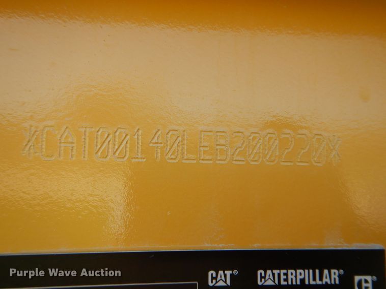 image for item DA7210 2020 Caterpillar 140  motor grader