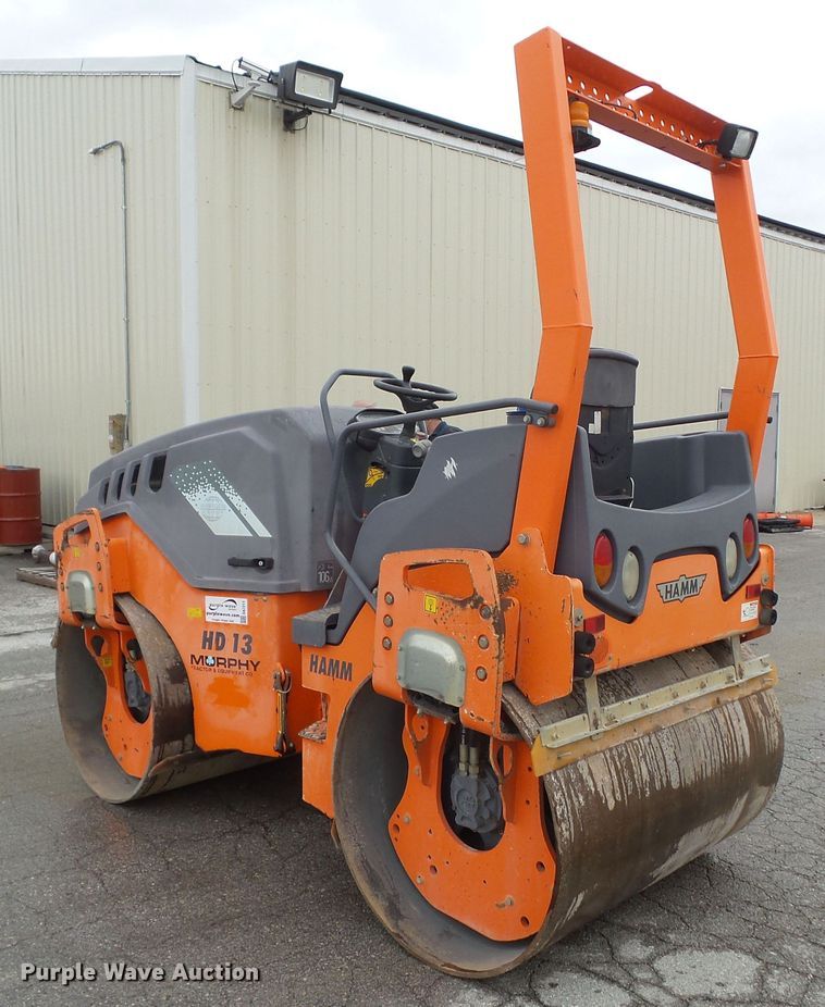 image for item DA7211 2011 Hamm HD 13 VV  double drum vibratory roller