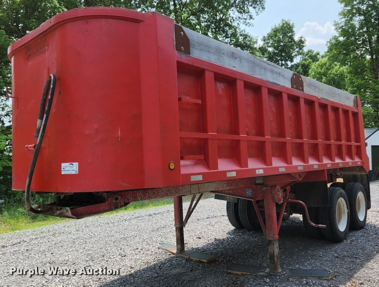 image for item DI1222 1997 Warren  end dump trailer