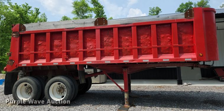 image for item DI1222 1997 Warren  end dump trailer