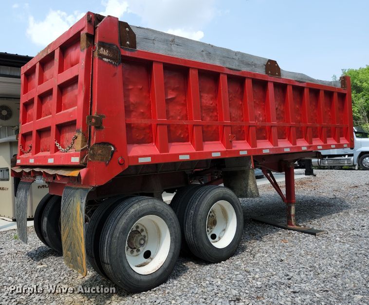 image for item DI1222 1997 Warren  end dump trailer
