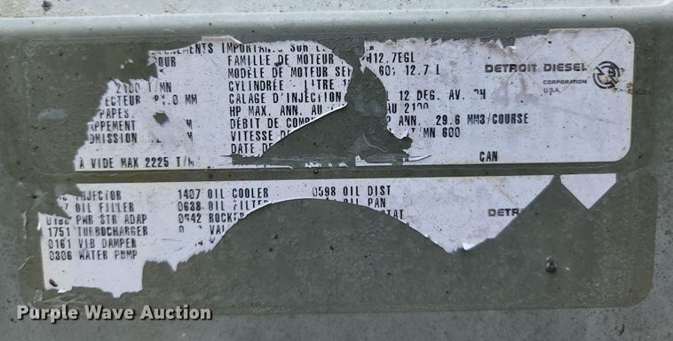 image for item DI1228 2000 Freightliner Classic XL  dump truck