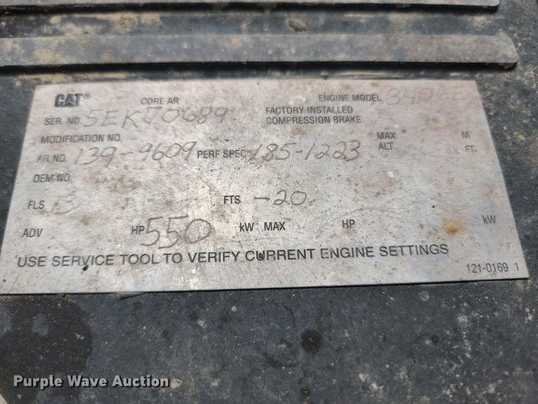 image for item DI1229 1996 Peterbilt 379  dump truck