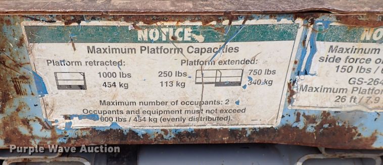 image for item DI1946 Genie GS-2646  scissor lift