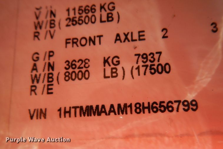 image for item DI8578 2008 International 4300  utility / service truck