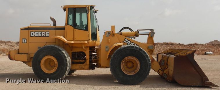 image for item DJ8949 1999 John Deere 744H  wheel loader