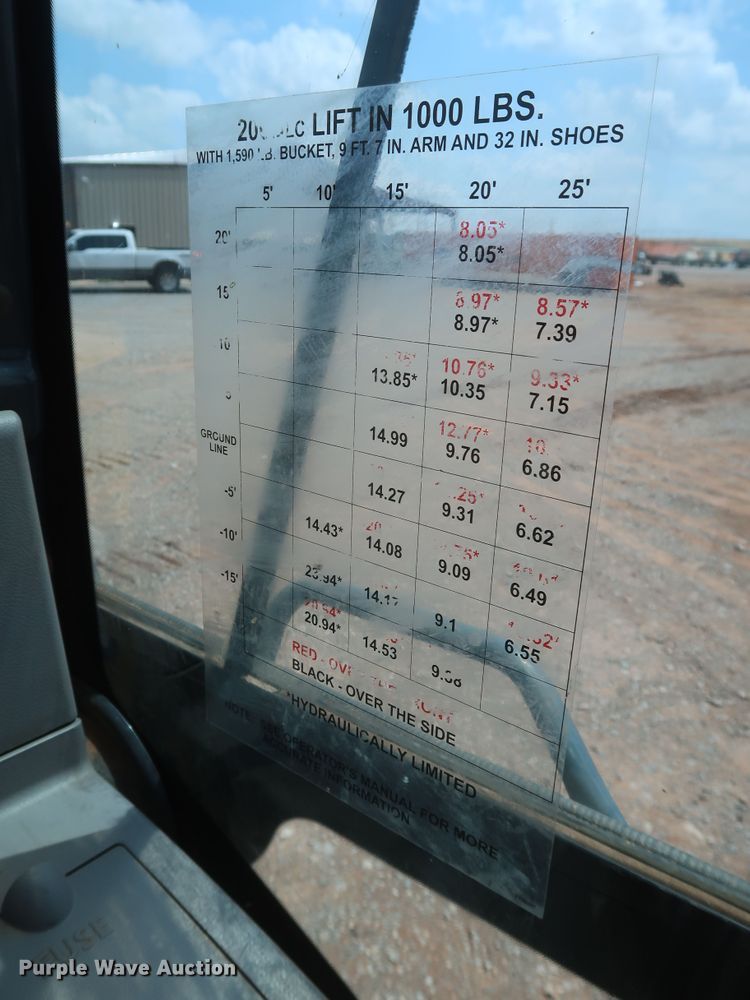 image for item DK3689 2011 John Deere 200D LC  excavator