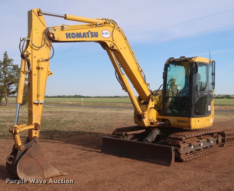 image for item DK3691 2018 Komatsu PC88MR-10  mini excavator