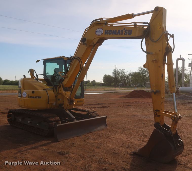 image for item DK3691 2018 Komatsu PC88MR-10  mini excavator