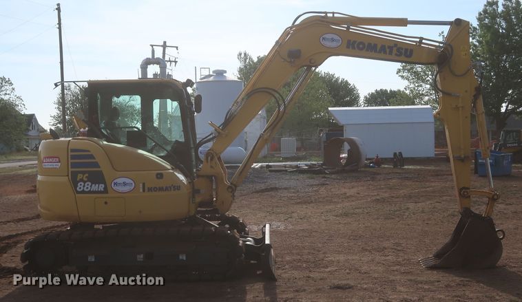 image for item DK3691 2018 Komatsu PC88MR-10  mini excavator