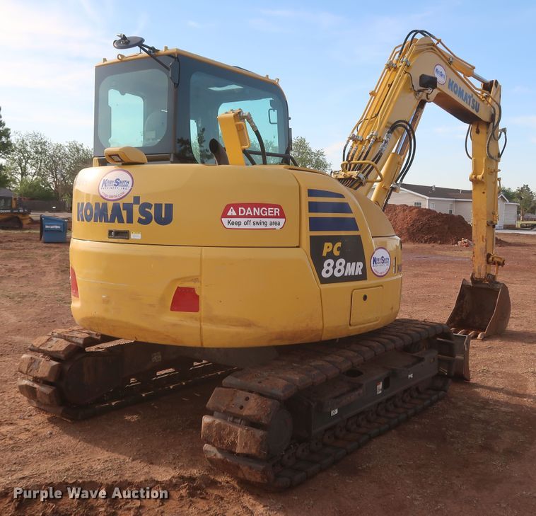 image for item DK3691 2018 Komatsu PC88MR-10  mini excavator