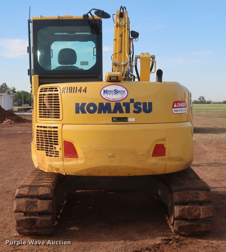 image for item DK3691 2018 Komatsu PC88MR-10  mini excavator