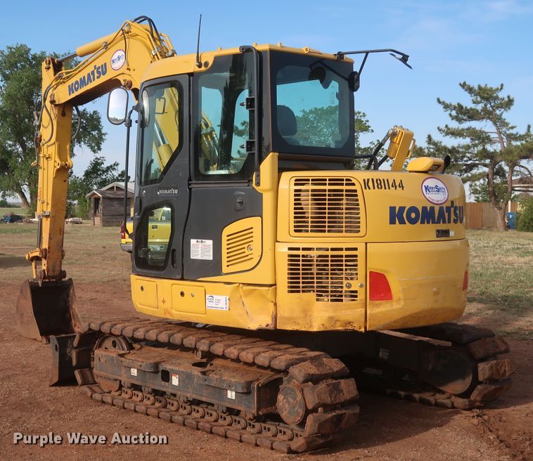 image for item DK3691 2018 Komatsu PC88MR-10  mini excavator