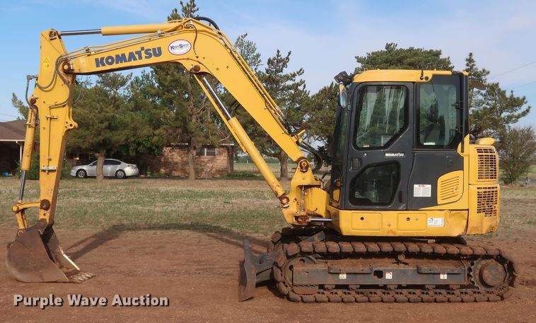 image for item DK3691 2018 Komatsu PC88MR-10  mini excavator