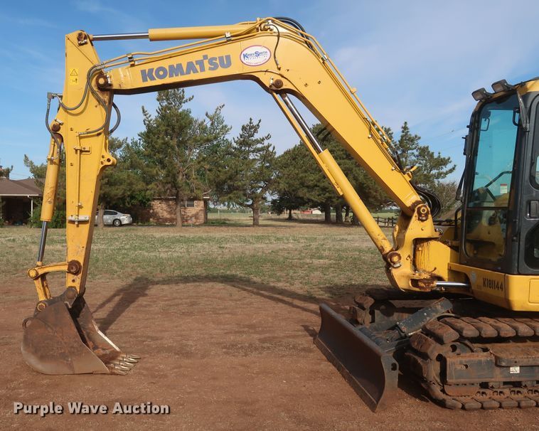 image for item DK3691 2018 Komatsu PC88MR-10  mini excavator