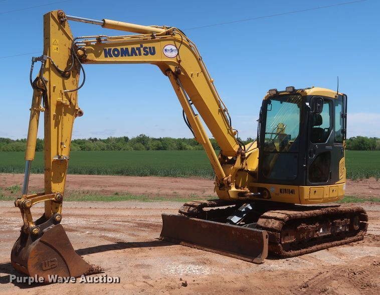 image for item DK3693 2018 Komatsu PC88MR-10  mini excavator