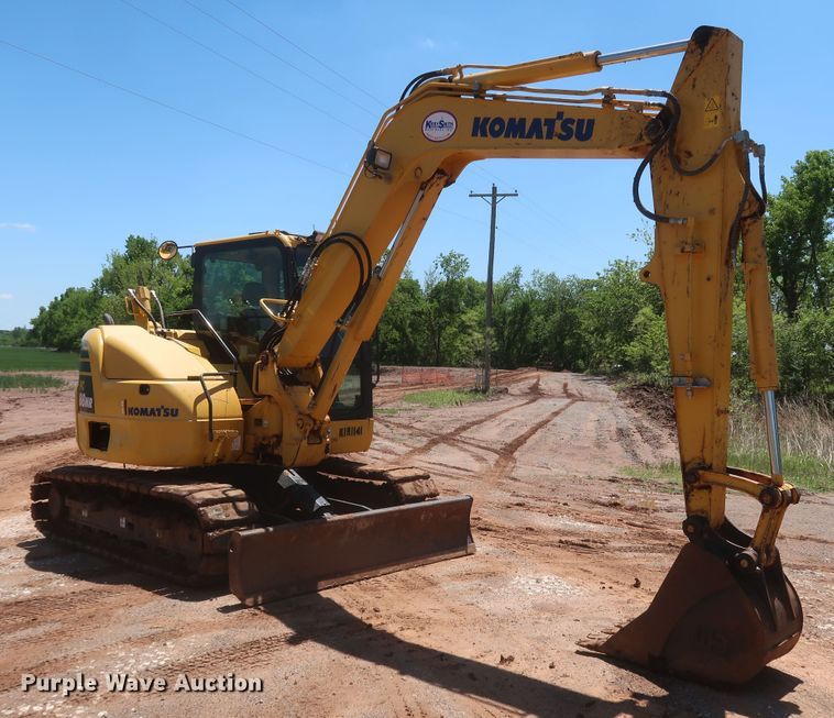 image for item DK3693 2018 Komatsu PC88MR-10  mini excavator