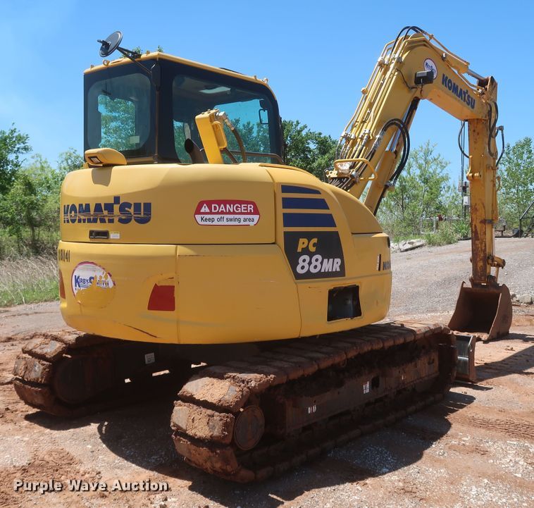 image for item DK3693 2018 Komatsu PC88MR-10  mini excavator