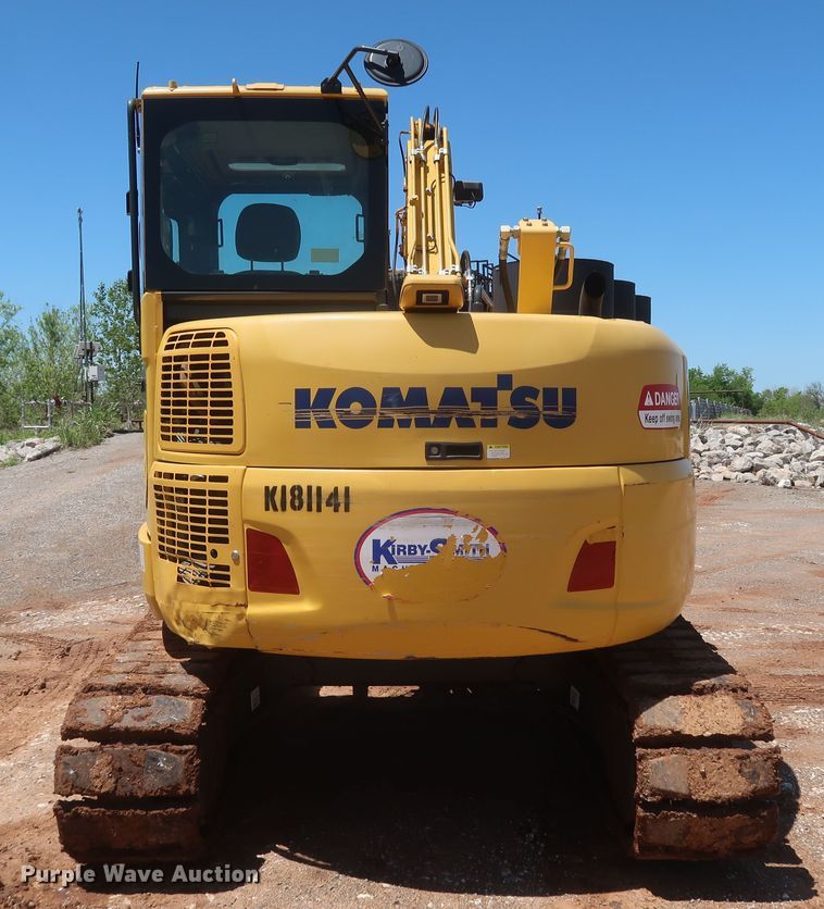 image for item DK3693 2018 Komatsu PC88MR-10  mini excavator