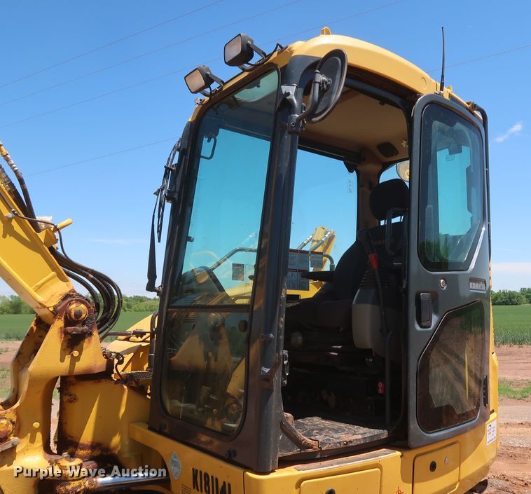 image for item DK3693 2018 Komatsu PC88MR-10  mini excavator