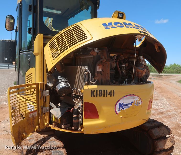 image for item DK3693 2018 Komatsu PC88MR-10  mini excavator