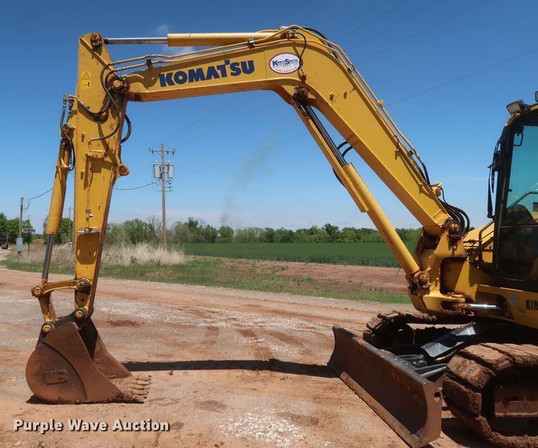 image for item DK3693 2018 Komatsu PC88MR-10  mini excavator