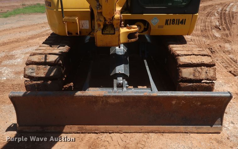 image for item DK3693 2018 Komatsu PC88MR-10  mini excavator