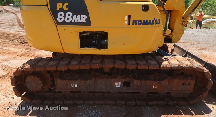 image for item DK3693 2018 Komatsu PC88MR-10  mini excavator